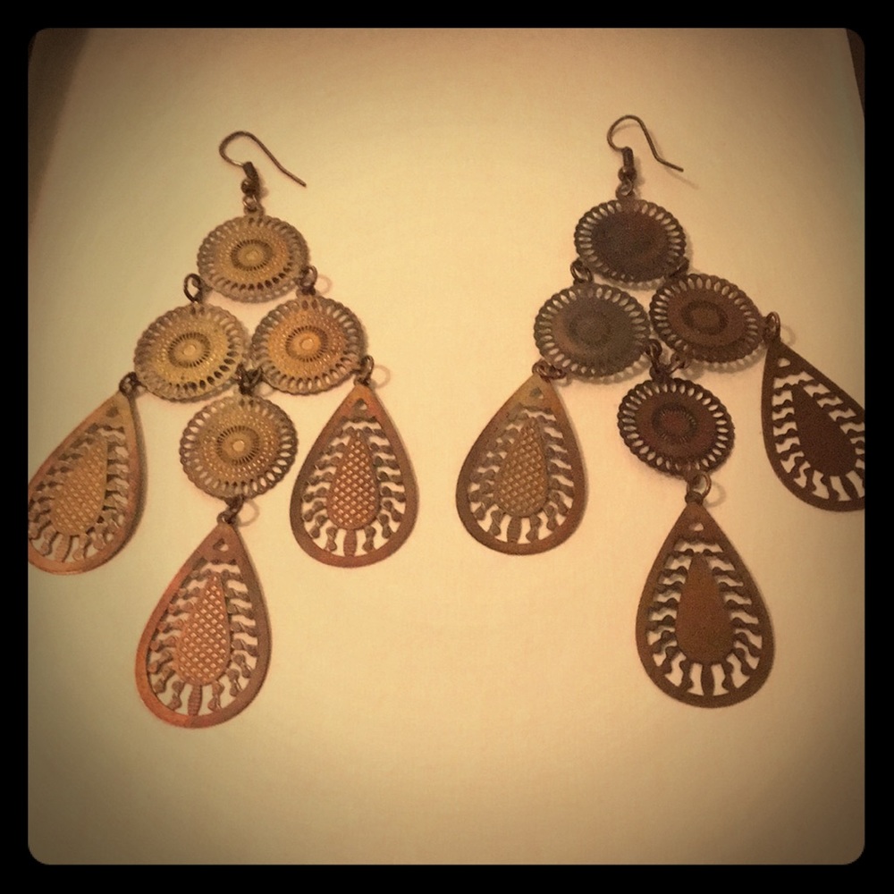Bronze earrings